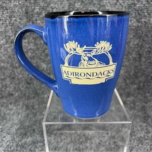 Adirondacks New York State Coffee Mug Cup Blue Moose 12oz